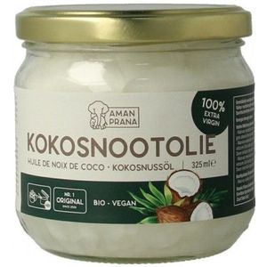 Aman Prana - Kokosnootolie - 325ml - 100% Extra Vierge - Veganistisch