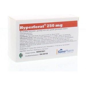 Dr Klein Hyperforat 250 mg 100 tabletten