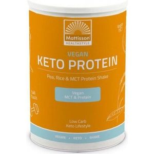 Mattisson Vegan Keto protein shake - pea, rice & MCT 350 gram