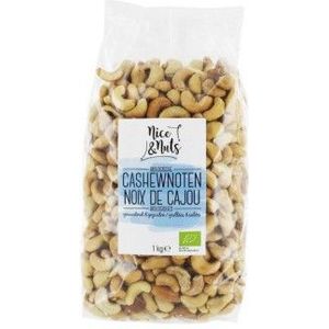 Nice & Nuts Cashewnoten geroosterd en gezouten biologisch 1 kg
