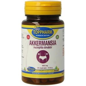 Toppharm - Akkermansia Puur - Voedingssupplement - 30 Vcaps - 600mg