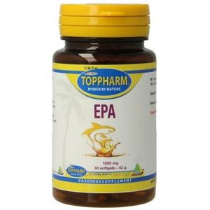 Toppharm EPA 1000 mg 30 softgels