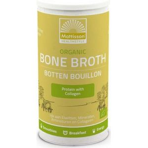 Mattisson Organic beef bone broth botten bouillon 180 gram
