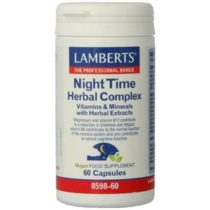 Lamberts Night time kruiden complex 60 capsules