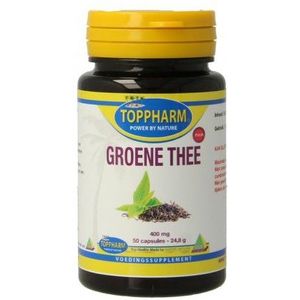 Toppharm Groene thee puur 400 mg 50 capsules