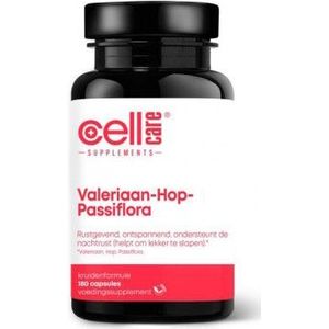 Cellcare Valeriaan-hop-passiflora 180 vcaps