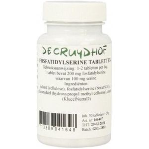 Cruydhof Fosfatidylserine 200 mg 30 tabletten