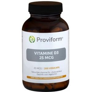 Proviform Vitamine D3 25 mcg 200 vcaps