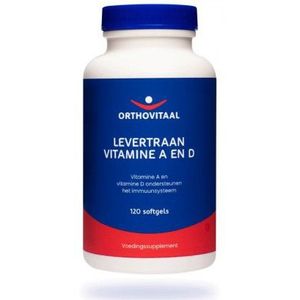 Orthovitaal Levertraan Vitamine A en D 120 softgels