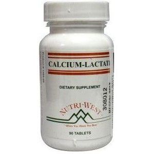 Nutri West Calcium lactate 90 tabletten