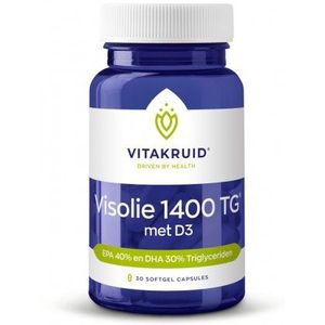 Vitakruid Visolie 1400 + D3 30 softgels