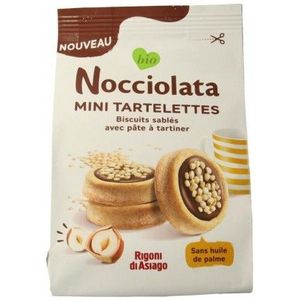 Rigoni Di Asiago Nocciolata Tartlets Biologisch - 250 Gram - Zonder Palmolie
