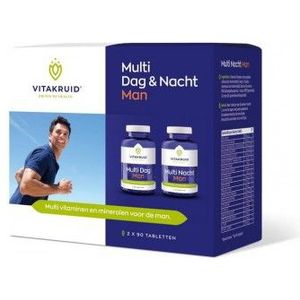 Vitakruid Multi dag & nacht Man 2 x 90 180 tabletten