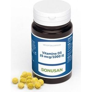 Bonusan Vitamine D3 25 mcg 180 softgels