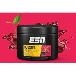 ESN - Boostea - Energiedrankpoeder - Cherry - 200g - 100 Porties - 100mg Cafeïne & 50mg L-Theanine