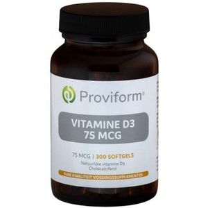 Proviform Vitamine D3 75 mcg 300 softgels