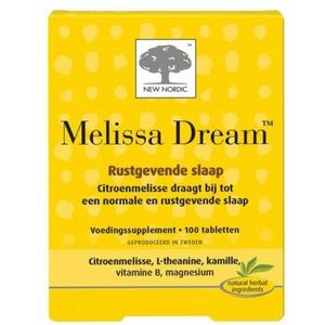 New Nordic Melissa dream 100 tabletten