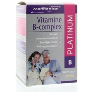 Mannavital Vitamine B complex platinum 60 vcaps