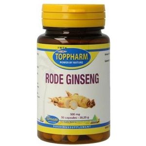 Toppharm Rode ginseng 500 mg 50 capsules
