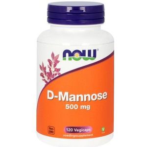 NOW D Mannose 500 mg 120 vcaps