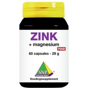 SNP Zink + magnesium puur 60 capsules
