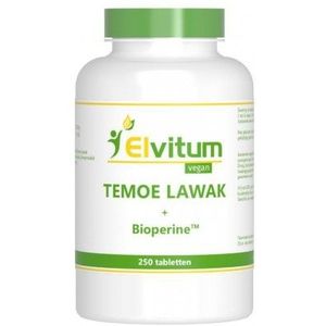 Elvitum Temoe lawak geelwortel 250 tabletten