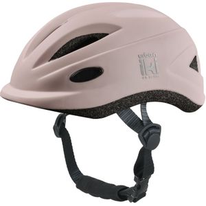 Urban Iki Kinderhelm fiets in roze S - Veilige kinsluiting - Comfortabel en lichtgewicht - Voldoet aan EU standaard EN1078 - Met geïntegreerd lampje