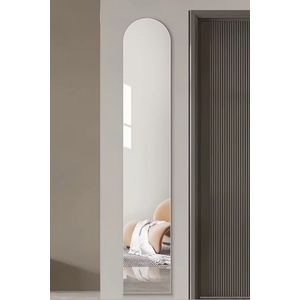 Boogspiegel  120x24cm | Nordic Style | Scandinavisch | Halfrond | Zonder lijst | Randloos | Wandspiegel | Gangspiegel
