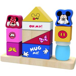 Tooky Toy Mickey & Minnie Mouse Houten Stapelspel 12 delig