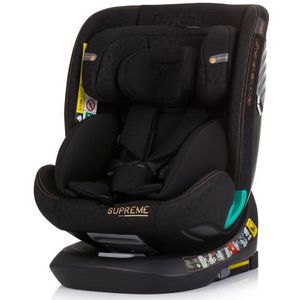 Chipolino Supreme Autostoel i Size 40 150 cm Isofix 360° Obsidian Zwart