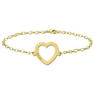 Gouden armband met hartje Names4ever