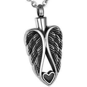 RVS ashanger engelenvleugels met hartje