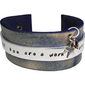 Taboo armband Quote Taylor Blue
