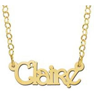 Gouden naamketting Claire Names4ever