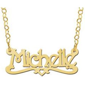 Gouden naamketting Michelle Names4ever