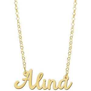 Gouden naamketting Alina Names4ever