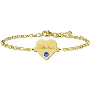 Gouden hart armband met gravure Names4ever