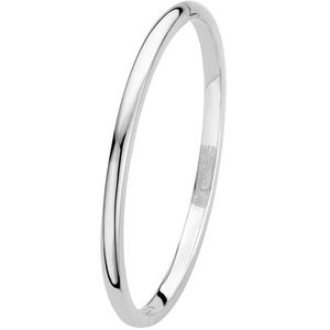 Slavenarmband zilver ovaal 4 mm