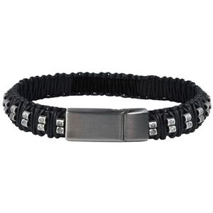 As armband Black silver