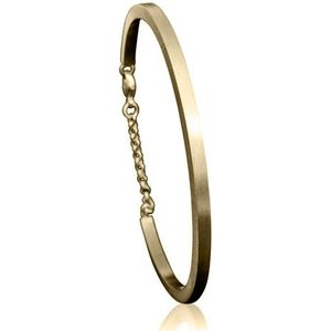 Smalle gouden as armband