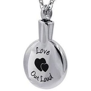 RVS ashanger rond love out loud