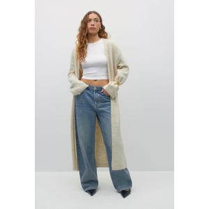 Long knitted cardigan