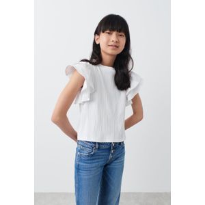 Y double frill top