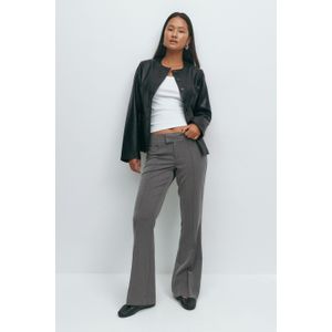 Low waist bootcut trousers