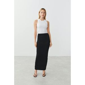 Soft touch ruched skirt