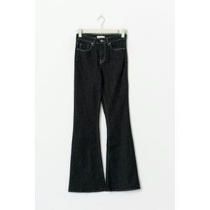 High waist flare petite jeans