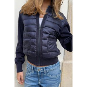 Y - Gewatteerde Lichtgewicht Jas - Marineblauw - Tussenjassen