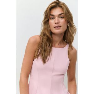 Peplum tie back top