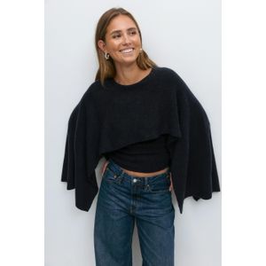 Knitted cape top