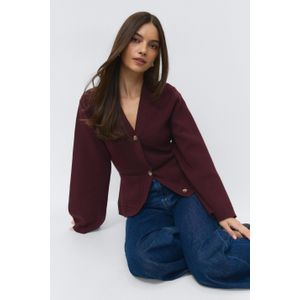 Knitted cotton cardigan